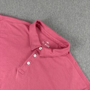 ALGO Golf Polo Mens XL Pink Short Sleeve Performance Polo Shirt Casual‎ Sport